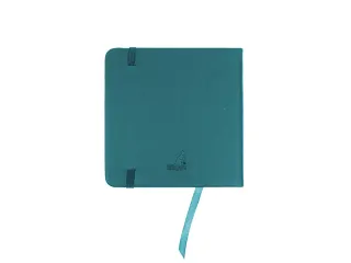 Schetsboek Kangaro 12x12cm dark turquoise PU HC 80 vel 140gr roomwit m - 5