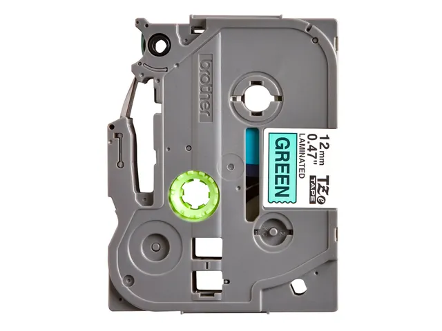 Ruban de lettrage Brother P-Touch TZe-731 standard 12mm noir sur vert