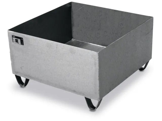 Opvangbak 2X 224L Opvangvol. 224L Rvs H X B X D 360X 1200X 800Mm