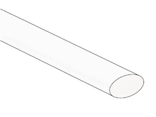 Thermische Krimpkous 9mm - WIT - 25 Stuks