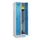 locker,HxBxD 1950x600x500mm,2vak,vak B 300mm,draaigrendel,sokkel