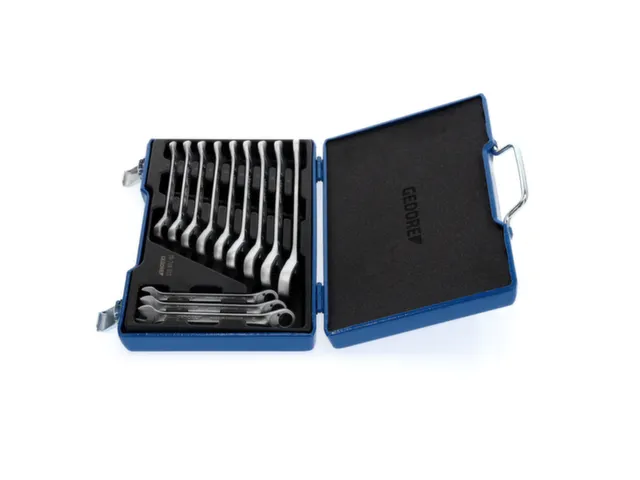GEDORE 7 UR-012 Set steeksleutels met ringratel