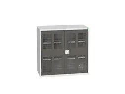 universele kast,HxBxD 1000x1050x550mm,2xStalen bodem,draaigrendelslot