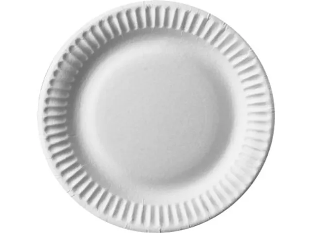 Papstar Pure Bord rond 15cm FSC karton Wit 100 stuks
