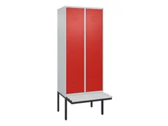 locker voor scheiding van kleding,HxBxD 2120x800x815mm,2vak