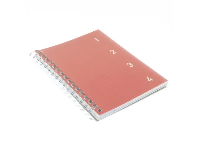 bloc 4 en 1 A5, Rouge