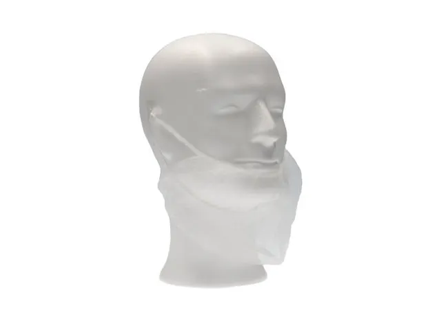 Masque à barbe PP non tissé Blanc 2 élastiques taille unique 1000 p