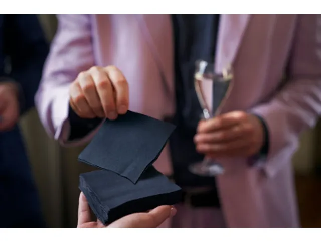 Serviette Bio Dunisoft 20x20cm Prune 2880 pièces