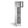 lockerkast 1850x320x500mm 1x4 vakken Cilinderslot Poten, RAL7021