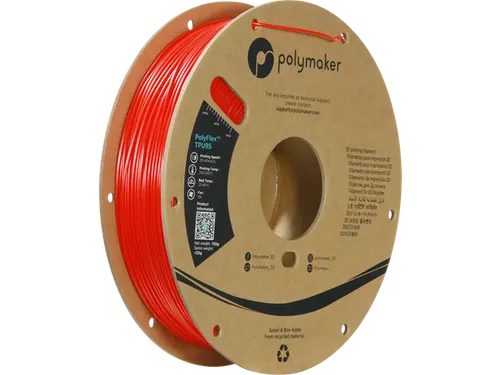 TPU-95A 1,75mm rood 0,75kg PolyFlex 3D Filament