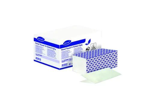 Vouwhanddoek Cellulose V-gevouwen 20x200st