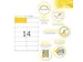 Etiquette universelle A4 Permanente 105x41mm Blanc 1400 pièces