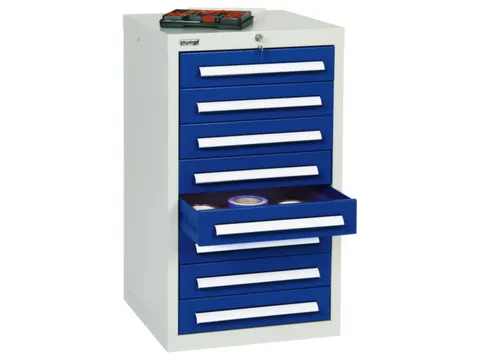 ladekast,HxBxD 900x515x500mm,8lade(n),centr. vergrendeling