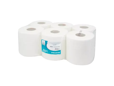 Midi 53530 poetspapier Euro CEL 1-Laags 6 Rol