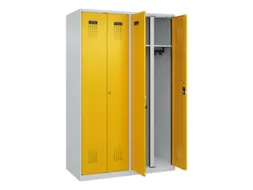 locker voor scheiding van kleding,HxBxD 1850x1200x500mm,4vak