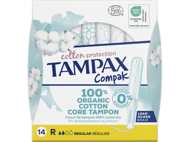 Cotton Regular tampons, 14 stuks