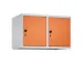 opzetkast,v. locker,2vak.,vak B 400mm,HxBxD 500x800x500mm,vleugeldeur
