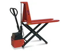 Hoogheffende Palletwagen Elektrohydrauliek 1t Zwenk-/vorkwielen