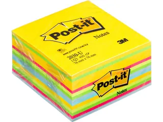 Memoblok 3M Post-it 2030 76x76mm kubus ultra assorti - 6