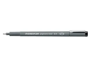 Fineliner Staedtler Pigment 308 zwart 0.4mm - 1