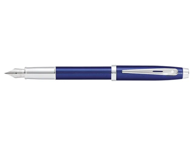 Vulpen SHEAFFER 100 E9339 F Glossy blue lacquer chrome plated