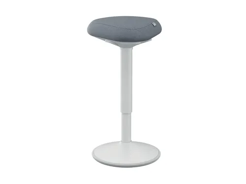 Ergo actieve zit/sta kruk met comfortzitting en gasveer 57-82cm grijs