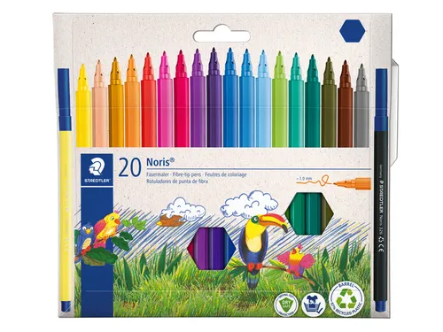 Kleurstift Staedtler Noris 326 kartonnen etui 20 kleuren