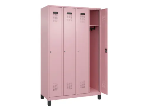 locker,HxBxD 1950x1200x500mm,4vak,vak B 300mm,cil.-slot,voeten