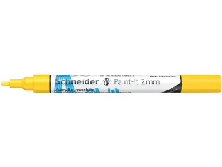 Acrylmarker Schneider Paint-It 310 2mm geel - 5