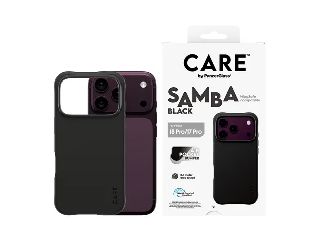 PanzerGlass CARE by Samba Case Black w. MagSafe iPhone 18 Pro |