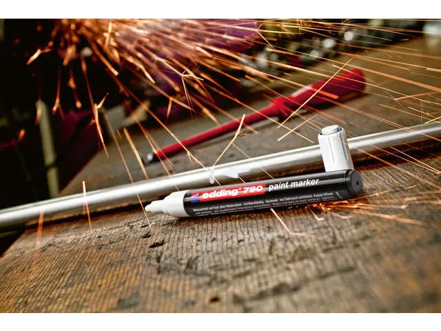 Paintmarker edding 790 alcoholbasis 2-3mm wit