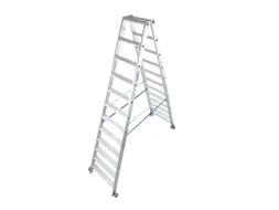 Verrijdbare Boktrap Aluminium L 3 04M 2X12Treden