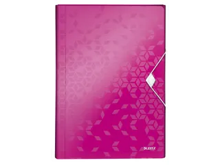 Sorteermap Leitz Wow Pp A4 6 Vaks Roze - 1