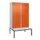 locker voor scheiding van kleding,HxBxD 2120x1200x815mm,4vak