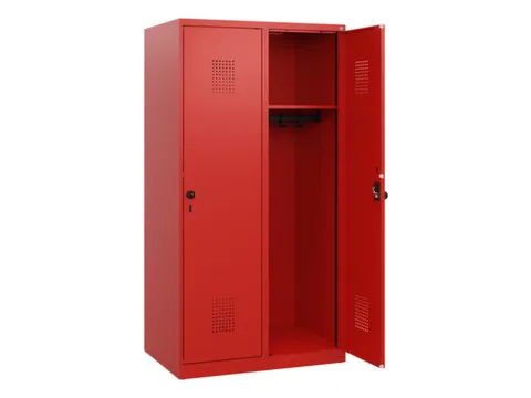 schoollocker,HxBxD 1530x800x500mm,2vak,vak B 400mm,draaigrendel