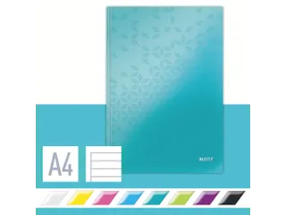 Notitieboek Leitz WOW A4 lijn ijsblauw - 2