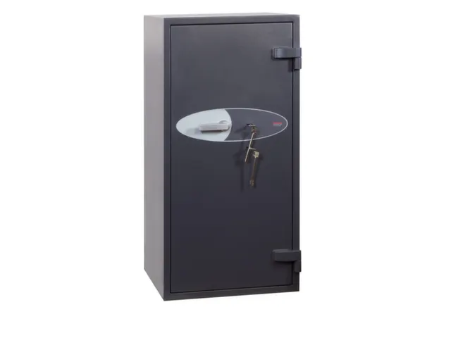 kluis,HxBxD 1330x690x690mm,3niveaus,romp RAL7024,front RAL7024