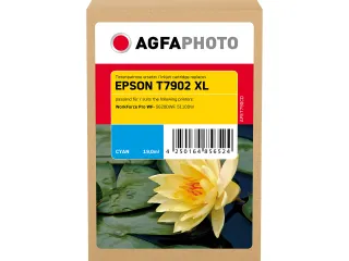 Agfa Photo Epson T7902 XL WF Inkt Cyaan HC Rebuilt 2000 pagina's - 1