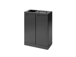 Bica Basic 886 Afvalscheidingsunit 2x45 liter Antraciet