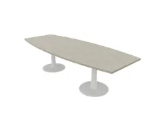 vergadertafel,HxBxD 740x2800x1100mm,vatvormig