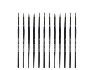 Penseel Kangaro Serie 340 rond Nr. 7 synthetisch doos 12 stuks - 1