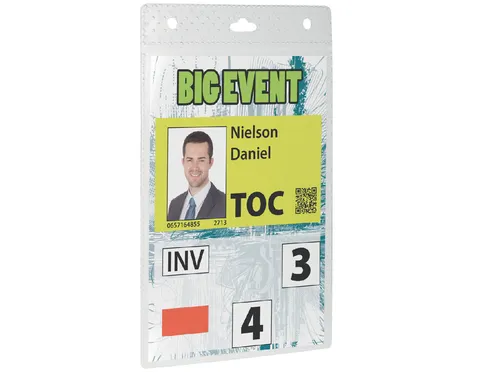 Badge Durable voor evenementen A6 zonder koord