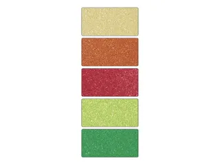 Glitterkarton Folia 50x70cm 300gr 5 vel oriental assorti - 2