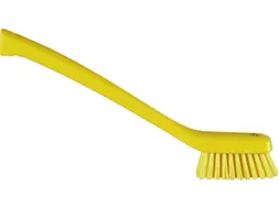 Vikan Hygiene smalle borstel Geel lange steel