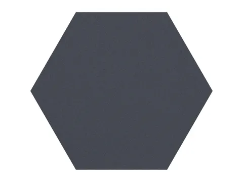 Prikbord Zeshoek Grijs Kleur 2204 Bulletin Paneel Ø 60cm frameloos