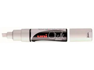 Krijtstift Uni-ball chalk schuin 8.0mm wit - 1
