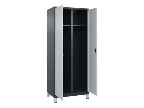locker voor scheiding van kleding,HxBxD 1850x800x500mm,2vak