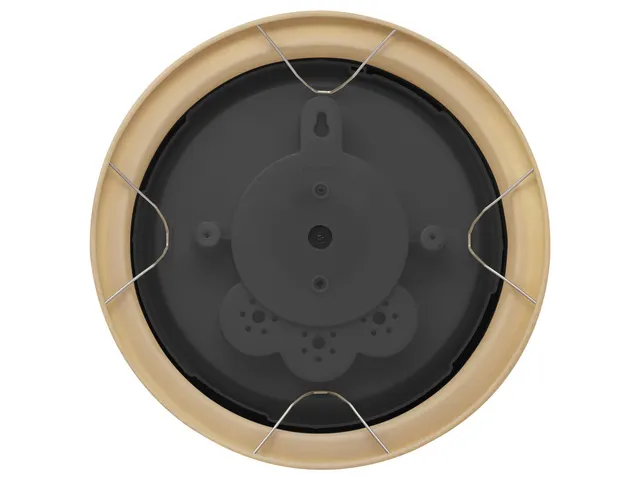 Buiten Barometer - Ø22CM - Metaal - Bruin "Orchid"