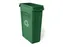 Rubbermaid Slim Jim met luchtsleuven 87 liter Groen