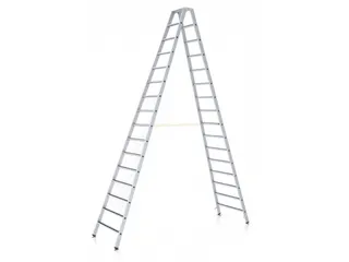 veiligheidsladder,beide zijden,2x6treden m. R13-laag,balk L 1,7m - 1
